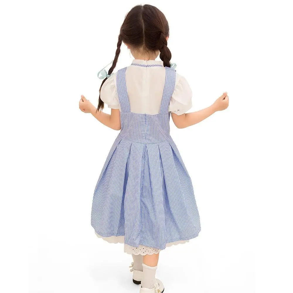 loween Alice een Gingham Dr Cosplay Women's Clothing Parent-Child Matching Outfit Fairy T Themed Par Wear