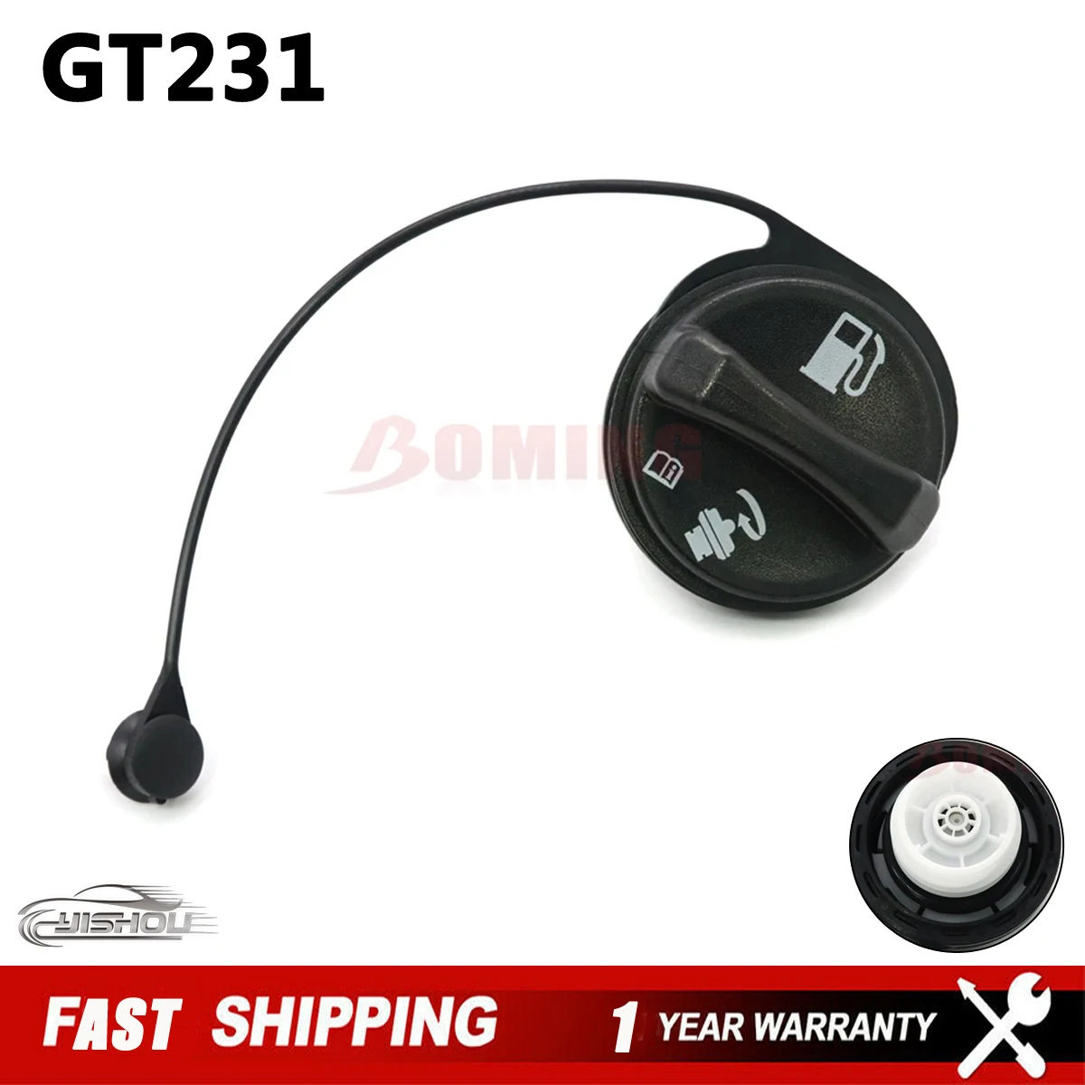 GT231 Car Fuel Tank Filler Gas Cap Covers 15763227 For CADILLAC ESCALADE CHEVROLET SUBURBAN SILVERADO TAHOE GMC SIERRA YUKON XL