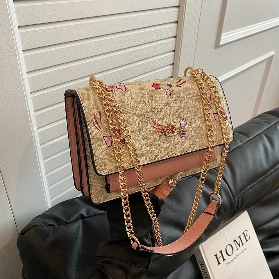 Classic Solid Color Commuter Crossbody Bag - Designer Minimalist Messenger With Paris Fashion Letter Logo