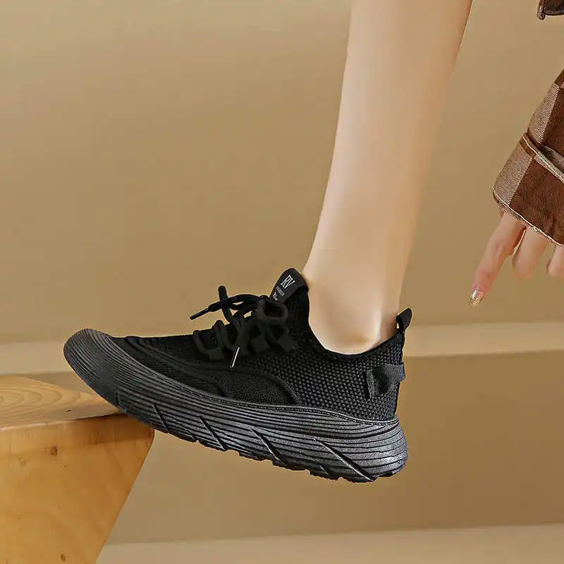 Hip Hop Thick Heel Womens Camp Shoes Ladies Hiking Shoes Ladies Summer Shoes Sneakers Sport Fit Runing Technologies