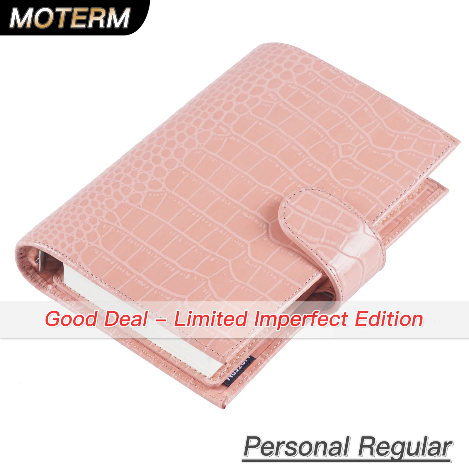 Limited Imperfect Moterm Regular Personal Rings Planner Genuine Cowhide Leather Notebook Organizer Journey Sketchbook Diary