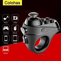 Wireless Bluetooth Gaming Finger Mouse Remote Control Handle Adapter Gaming Mause Pages Function Tablet Mobile Phone Android iOS