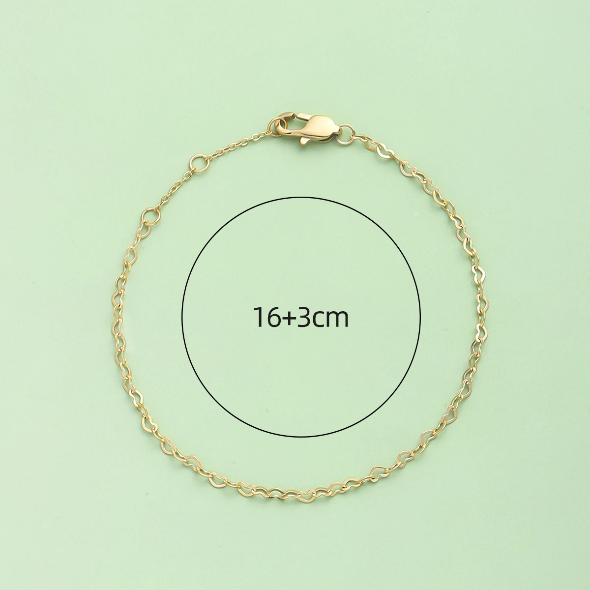 سوار من الفولاذ المقاوم للصدأ مطلي بالذهب عيار 14 قيراط - إكسسوار سلسلة ربط أنيق بسيط، هدية مثالية مع شحن سريع #5