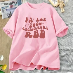 Rebelde Tshirt 2000's Escuchaba RBD T-Shirt Un Verano Sin Ti T Shirt Graphic Tee Trendy Clothes Streetwear Tops Cotton Oneck Top