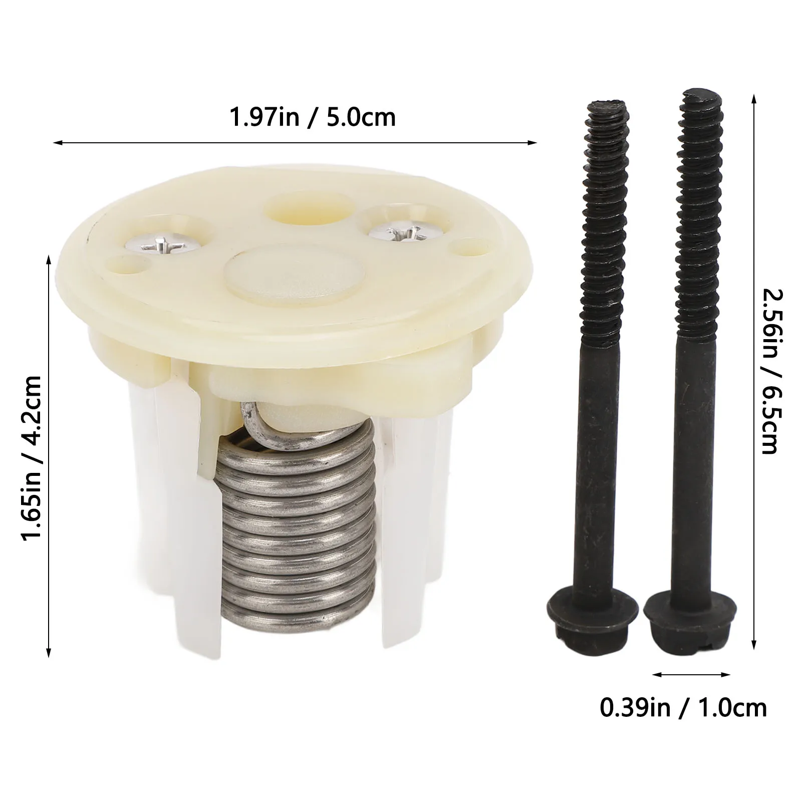 Toilet Spring Cartridge Kit  Performance Easy Installation ABS Plastic RV Spring Cartridge Kit for Traveler Toilets