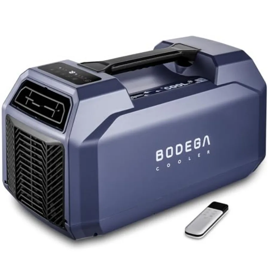 

Portable Tent Air Conditioner for Camping, RV, Home: 6000 BTU Compressor Unit, White Plastic Housing, Ultra-Quiet 50dB Operatio