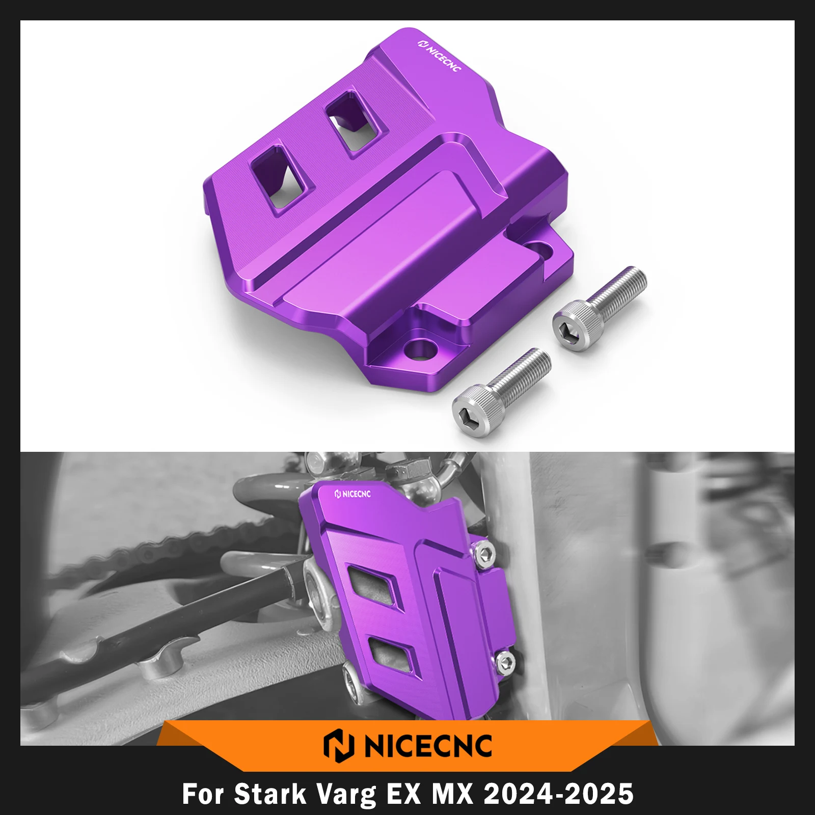 

NICECNC 2024-2025 For Stark Varg EX For Stark Varg MX Motocross Aluminum Rear Brake Master Cylinder Guard Electric Dirt Bike