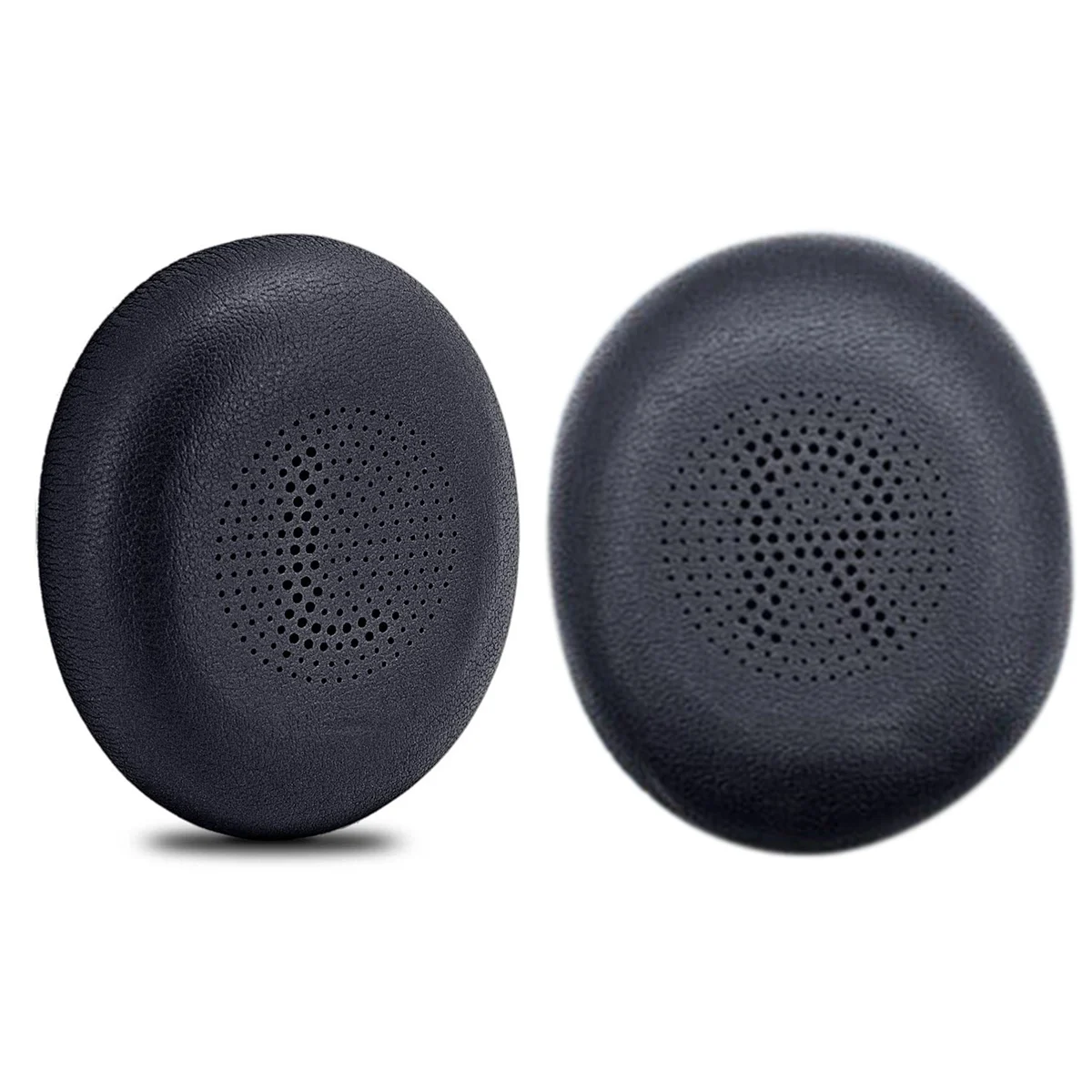 Replacement Earpads for Elite 45H Evolve2 65 MS/ Wireless Headphones - Protein Leather/Ear Cushion/Ear Cups (Black)