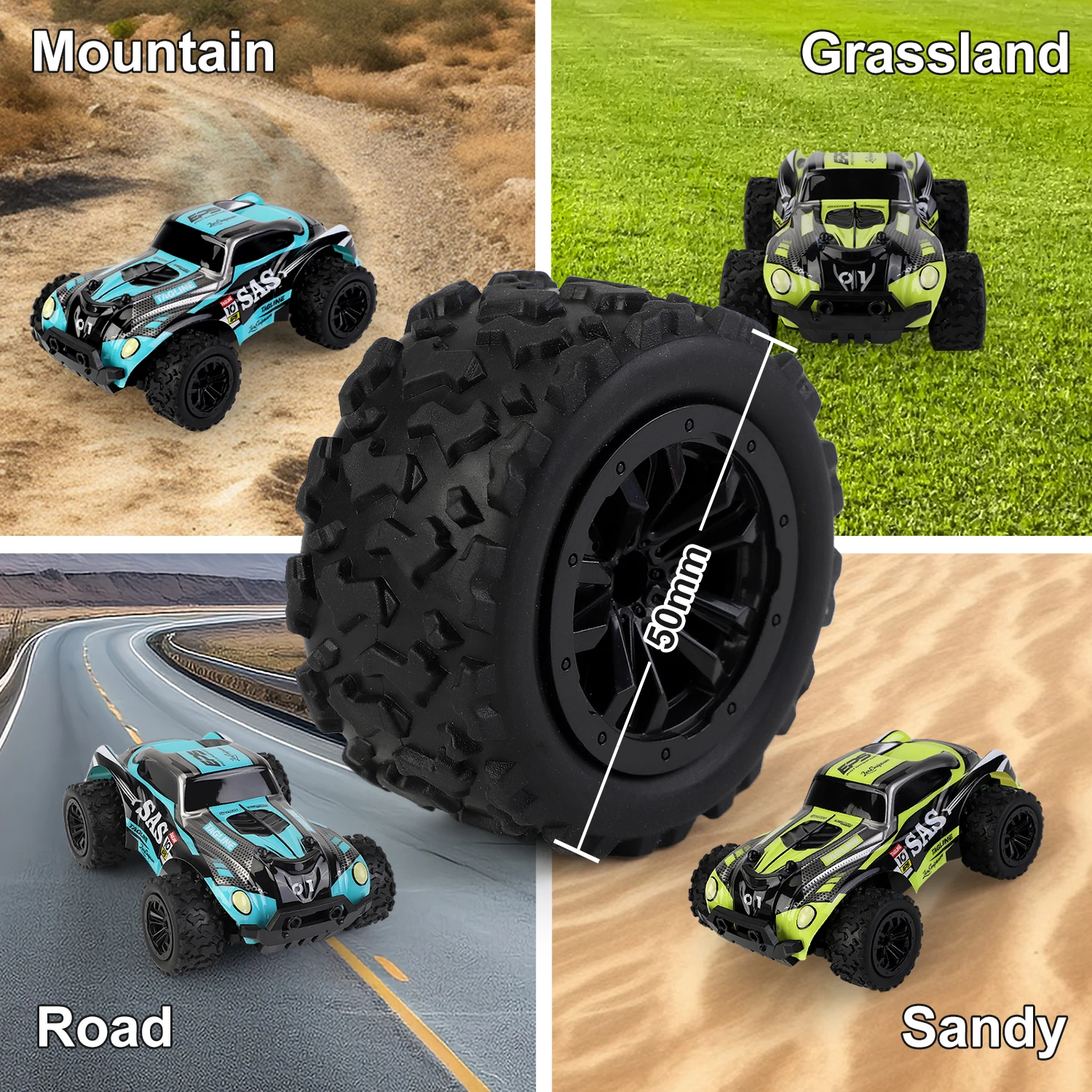 Y21 RC Big Foot Climbing Car APP control 2.4G high-speed racing car 1:20 high-speed remote control off-road car Toy car gift