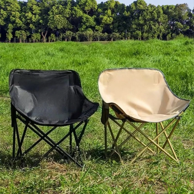

Foldable Portable Camping Chair Relaxing Backrest Camping Chair Outdoor Lightweight Cadeira De Acampamento Camping Furniture