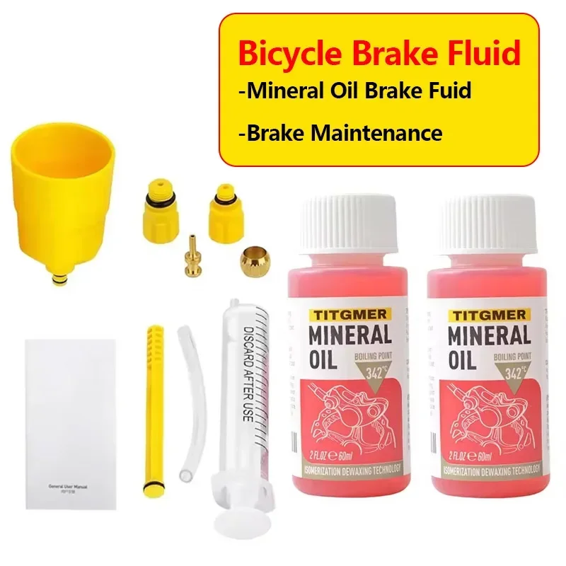 Hot Bicycle Brake Mineral Oil System 60Ml Fluid Cycling Mountain Bikes for Shimano 27Rd Bike Hydraulic Disc Brake Oil Fluid