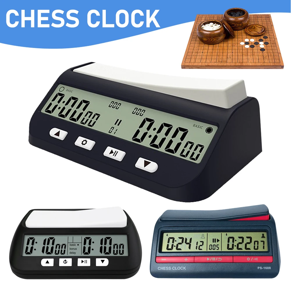 Professional Chess Clock Multipurpose Portable Digital Chess Timer Game Timer Game Timer Competition Game Stopwatch