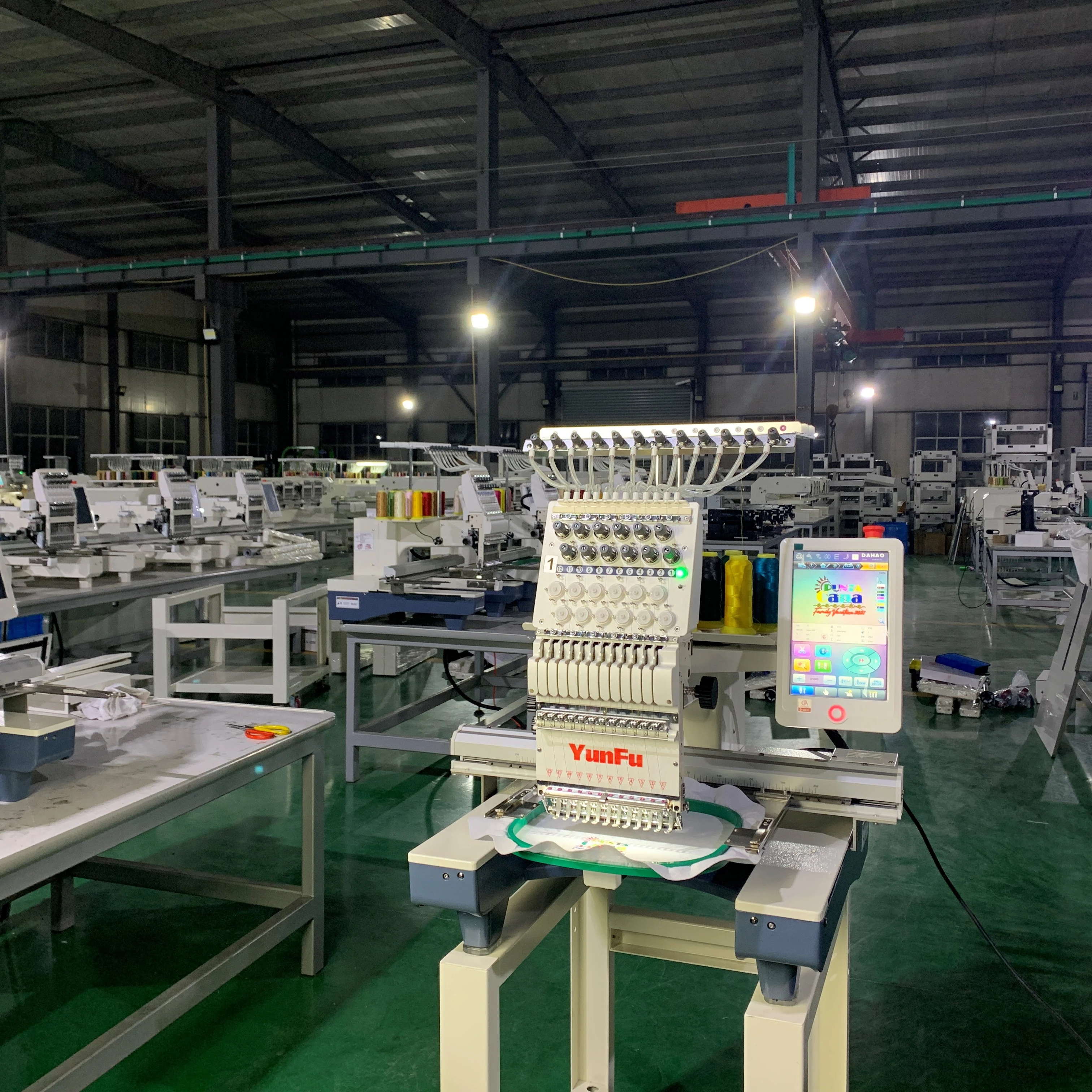 China Best Embroidery Machine  High Speed High Quality Embroidery Machine Single  Head for Cap Tshirt Flat 3D Logo in Hot Sale