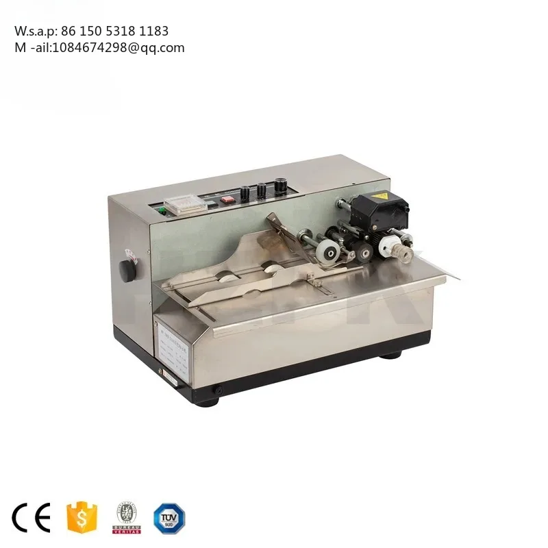 MY-380F Semi Auto Carton Paper Plastic Bag Solid Ink Batch Code Machine Expiry Date