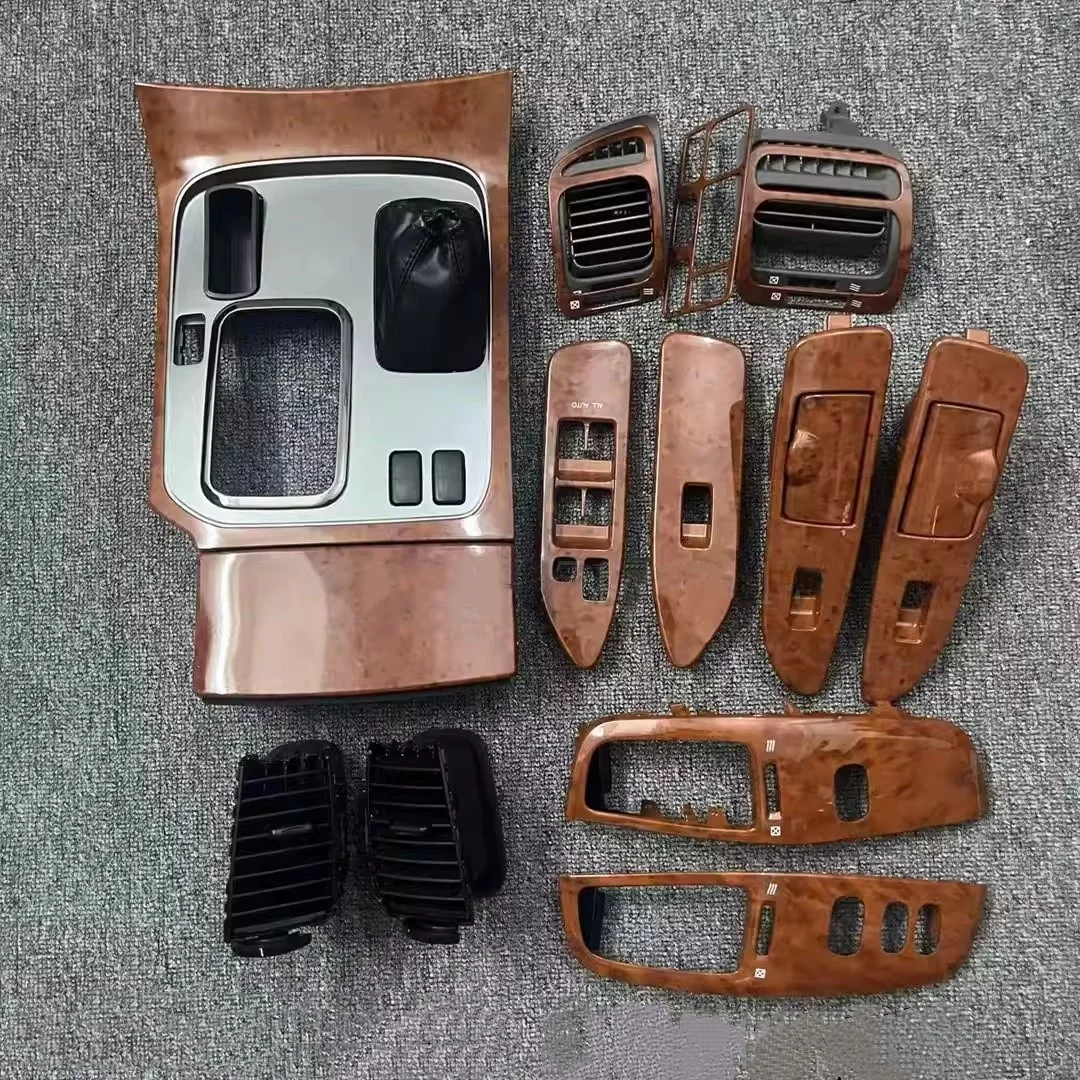 

Декоративная накладка на воздуховод приборной панели под дерево для Toyota Land Cruiser 4700 4500 LC100