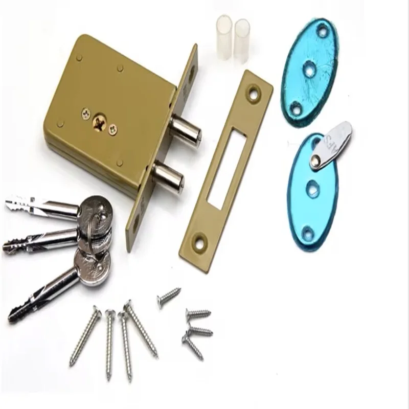 1 set DeadBolt Invisible Locks,prevent lock picking double bar invisible , mortise, tubewell ,security ,Mortice locks