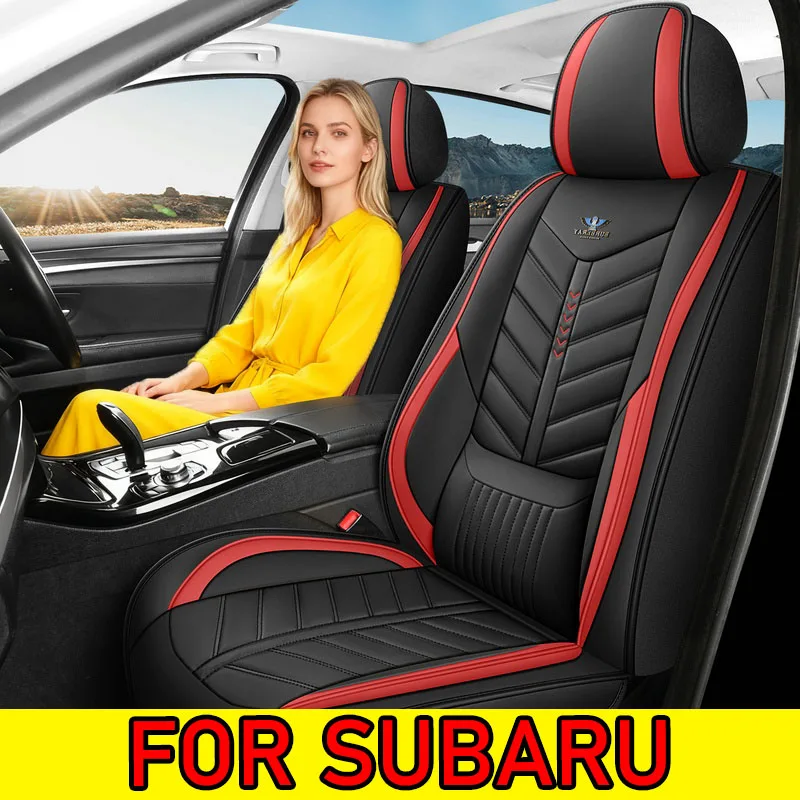 

Чехол на автомобильное сиденье SUBARU, водонепроницаемый, износостойкий, из искусственной кожи, на талии, мягкий и удобный, с полной оберткой, чехол на 5-местное сиденье
