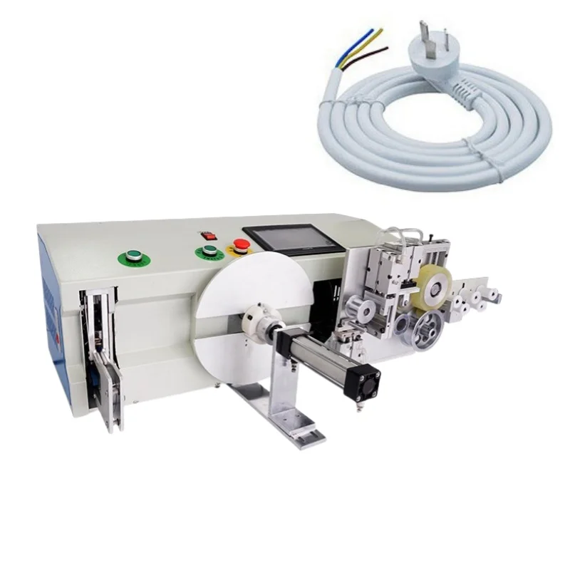 

Автоматическая машина для намотки кабеля с функцией измерения длины и резки для производства, упаковки и скручивания кабельных проводов