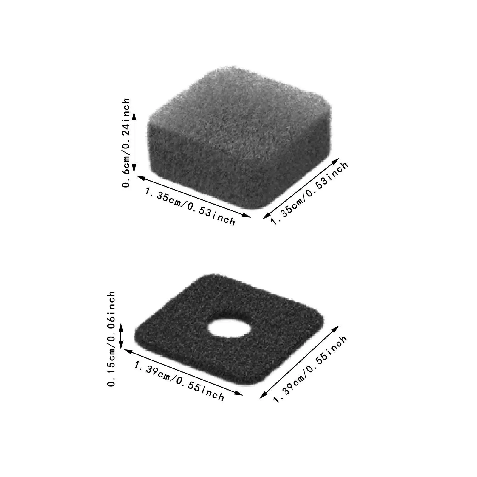 6 stuks microfoon windmof ruisonderdrukking geluidsisolatie camera-accessoires voor x3