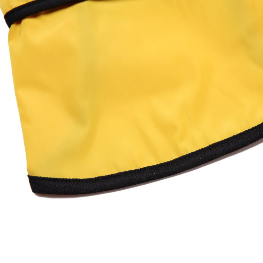 防水反射犬用レインコート - 小型犬用フルカバー4本脚防風ギア、ビションプードル用に調節可能