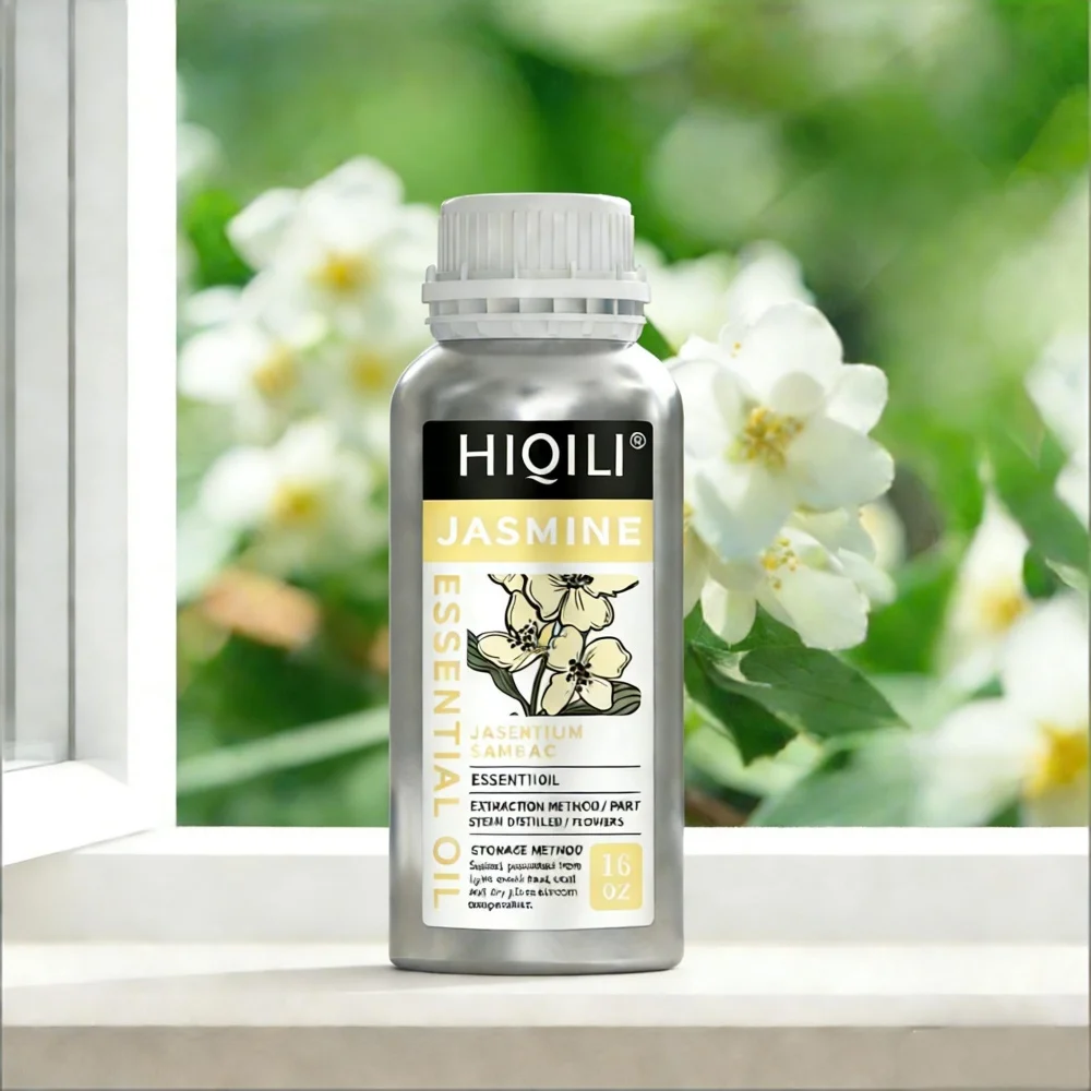 

Эфирное масло жасмина HIQILI, 16 унций, чистое натуральное, для массажа, диффузора, ухода за волосами, кожи, ванн, лаванда, роза, эвкалипт, мята перечная