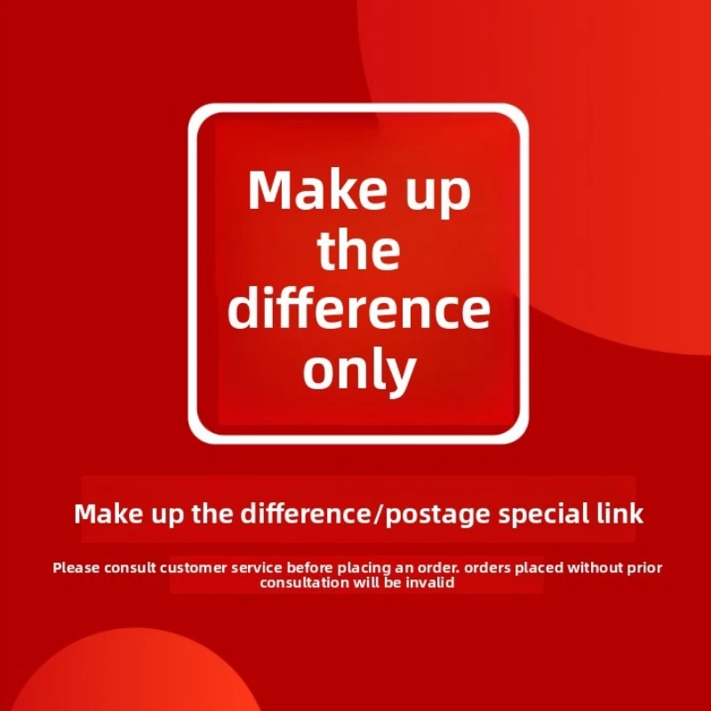 This link is used to make up for the price difference and will not be shipped. Please contact customer service.