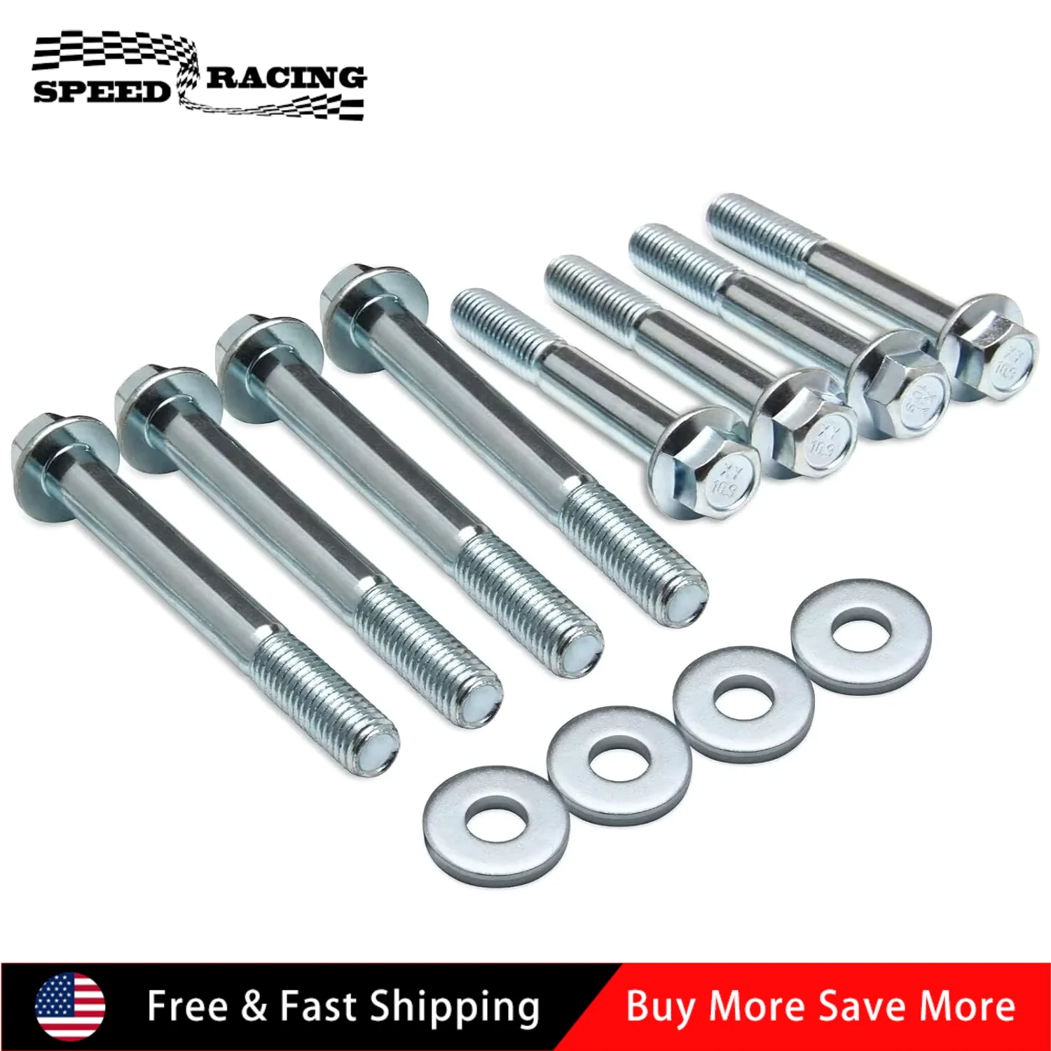 

551412 High Quality Durable Metal 12pcs Engine Stand Bolt Gasket Kit for GM LS LT Series Engines 4.8L 5.3L Sliver LN-1013