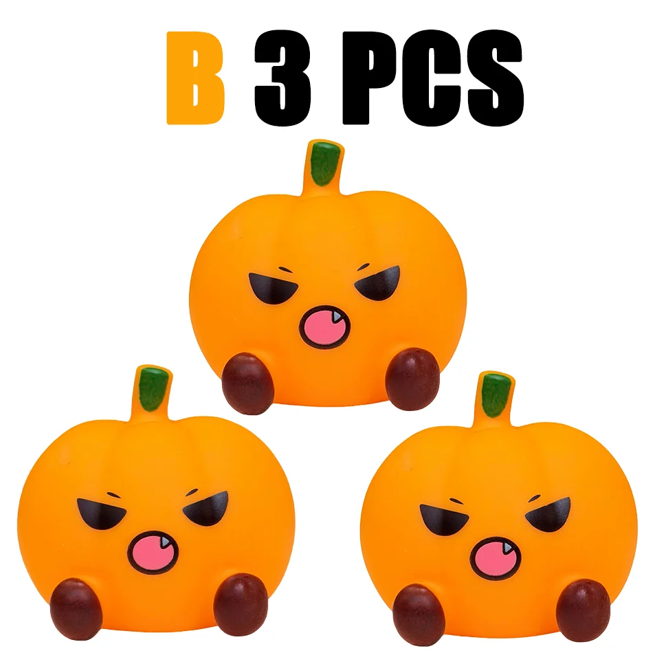 Halloween Niedlicher Geister-Hexenhut Kürbis-Nachtlicht Silikon-LED-Lampe Desktop-Ornament Heim-Party Atmosphäre Deko Feiertagsgeschenk