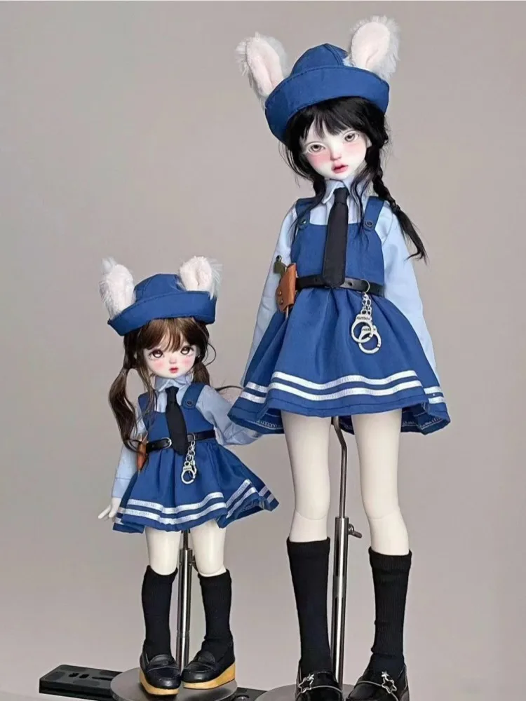 

New Arrival BJD Doll Clothes For 1/4 1/6 Doll Accessories Blue Skirt Outfit Doll Dress Up Gift Diy Clothes(Excluding Doll)