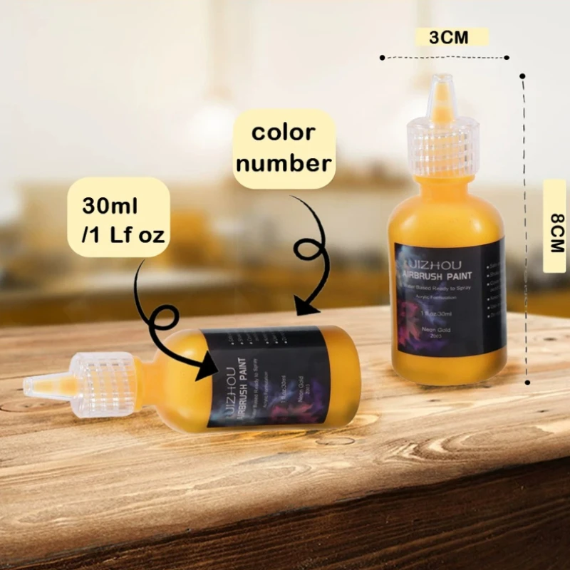 Gundam Model 12/18/24 Color 30ml Multi Purpose Painting Spray Pen Acrylic Paint Airbrush Special Water Based Acrylic Pigment Set view 5