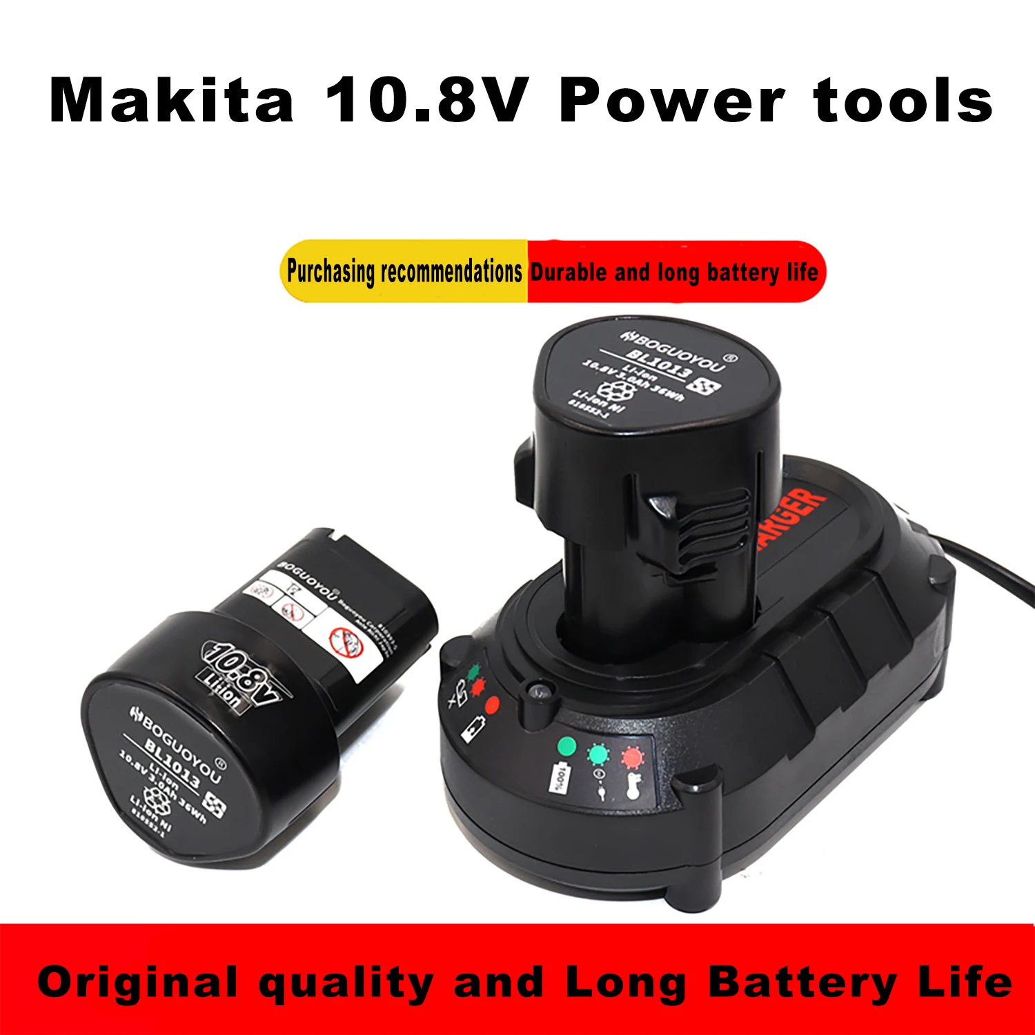 Imagem -06 - Bateria de Íon de Lítio Dxt nw para Makita 3ah 3000mah Bl1013 Bl1014 1945514 Td090d Td090dw Lct203w Lct204 1945506 Df030d