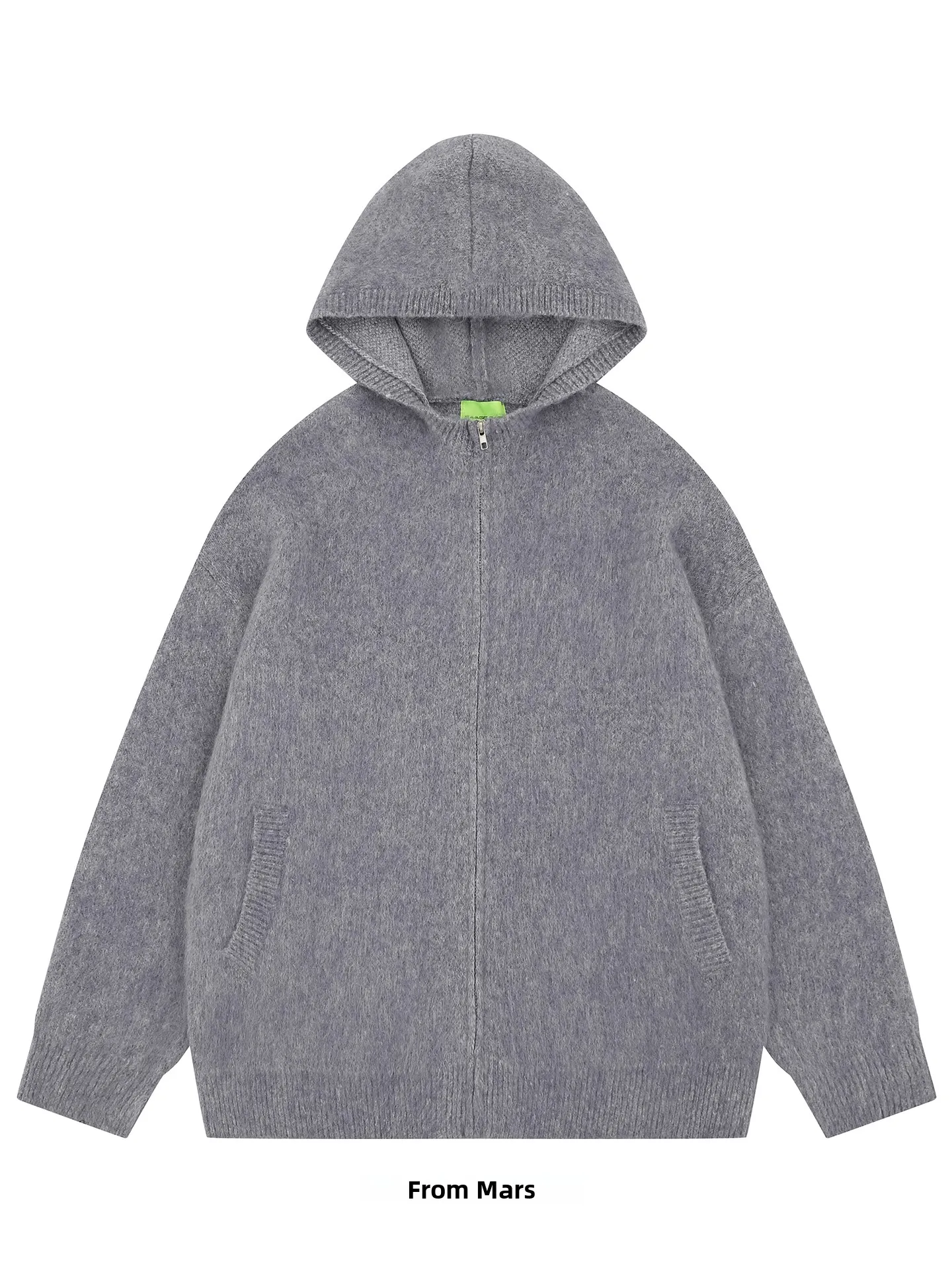 

Универсальный осенний кардиган-свитер с капюшоном в стиле Lazy Casual, свободного кроя, для пар, с модным дизайном, унисекс