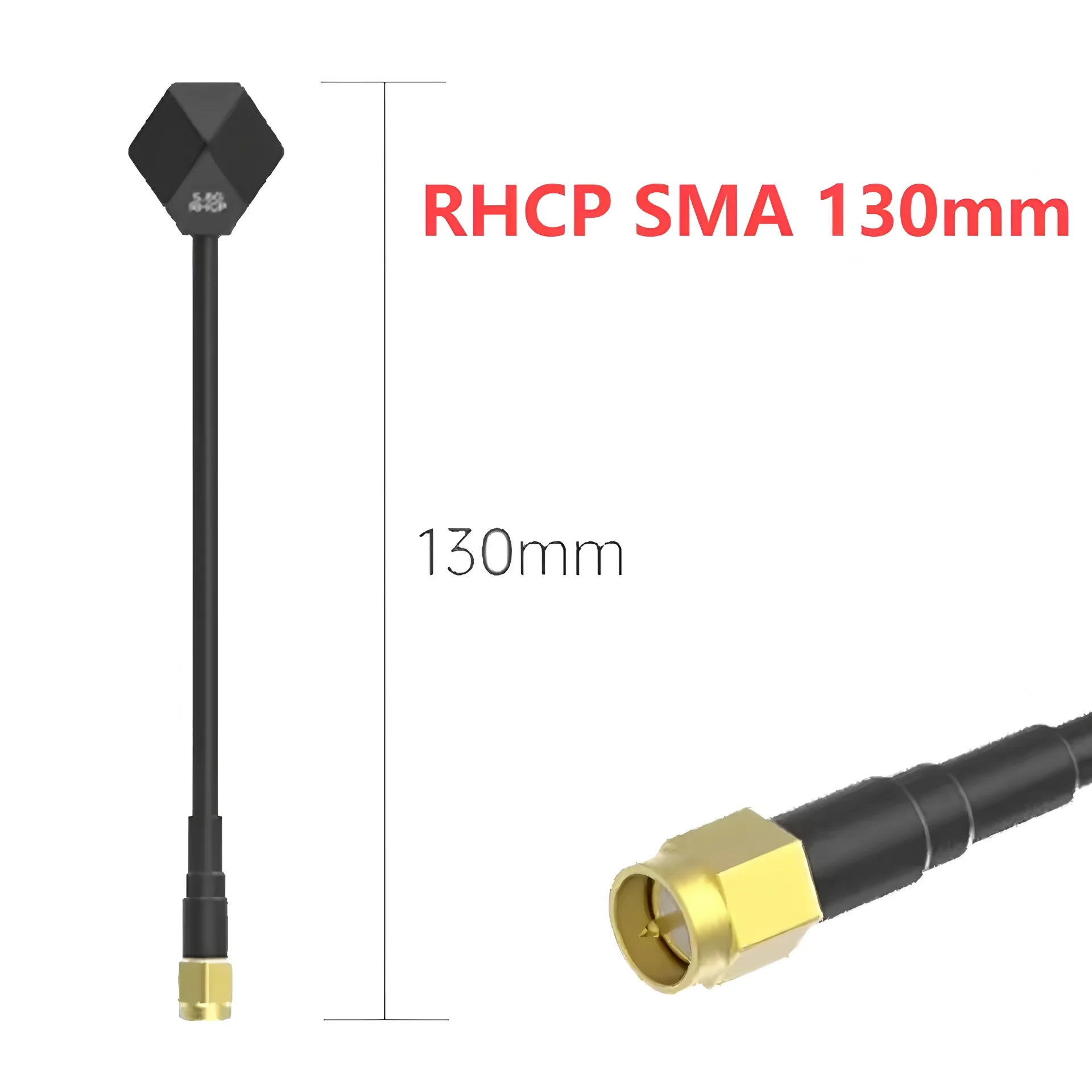 IFlight Albatross V2 SMA 5.8GHz 2.4dBi 안테나 LHCP RP SMA / RHCP SMA 90MM/130MM/180MM FPV 레이싱 드론 부품