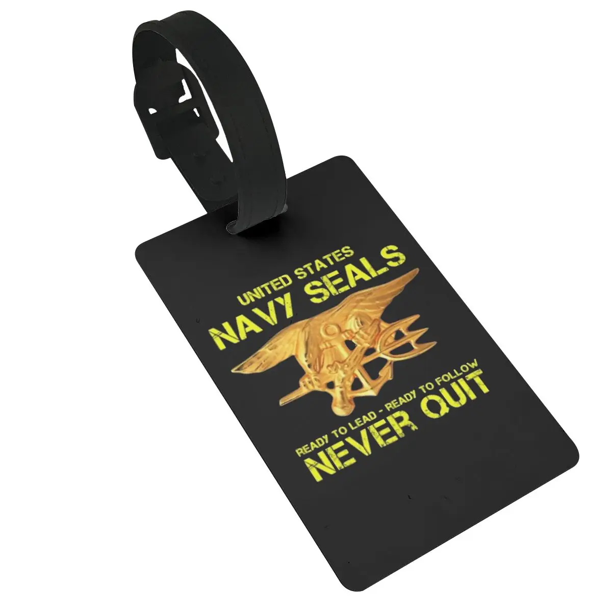 Étiquettes de Bagages Portables en PVC, Accessoires de Voyage, Porte-Étiquette d'Embarquement, Nom et Adresse, USA Navy Seals