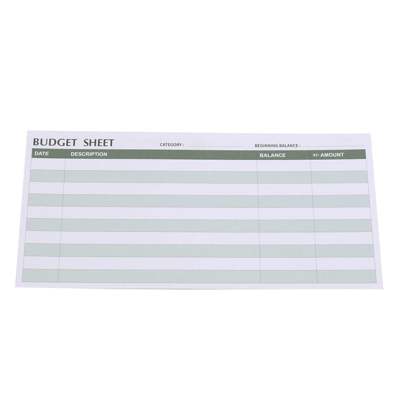 

1 Set Waterproof Cash Envelopes System For Budgeting Budget Money Envelopes Expense Budget Sheets With Labels