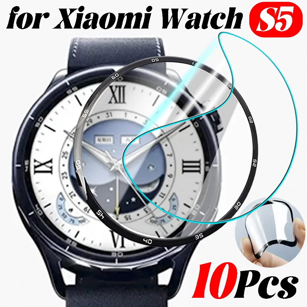 

Гидрогелевая пленка для защиты экрана Xiaomi Watch S5, 3D изогнутая защитная пленка, ультра-HD, полное покрытие для Xiaomi Watch S5