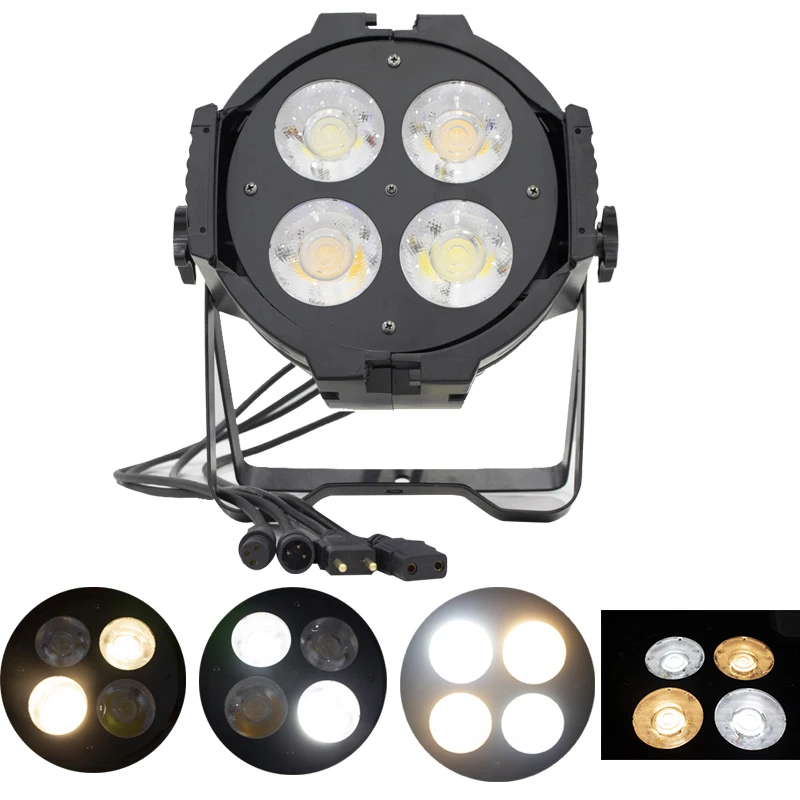 New Stage Lighting 4 Eyes 4X50W Cob Blinder 2In1 Profile Spotlight 200W Led Cob Par Light Cob Led Spot Stage Beam Vintage Light