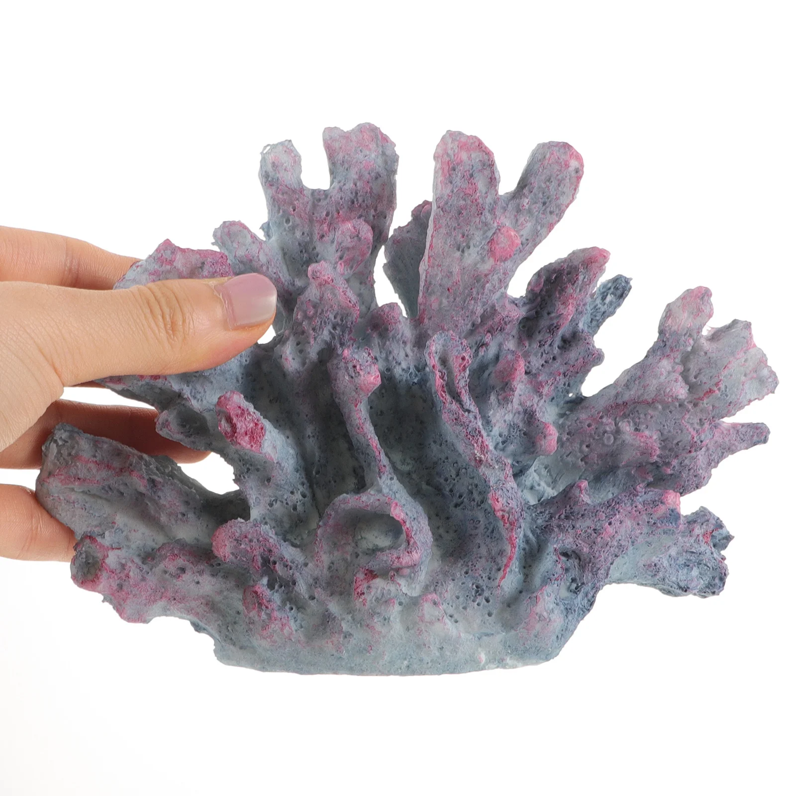 

Resin Coral Decoration Artificial Aquarium Fake Coral Ornament for Fish Tank Decorative Reef Scenery Fish Tank Decorations