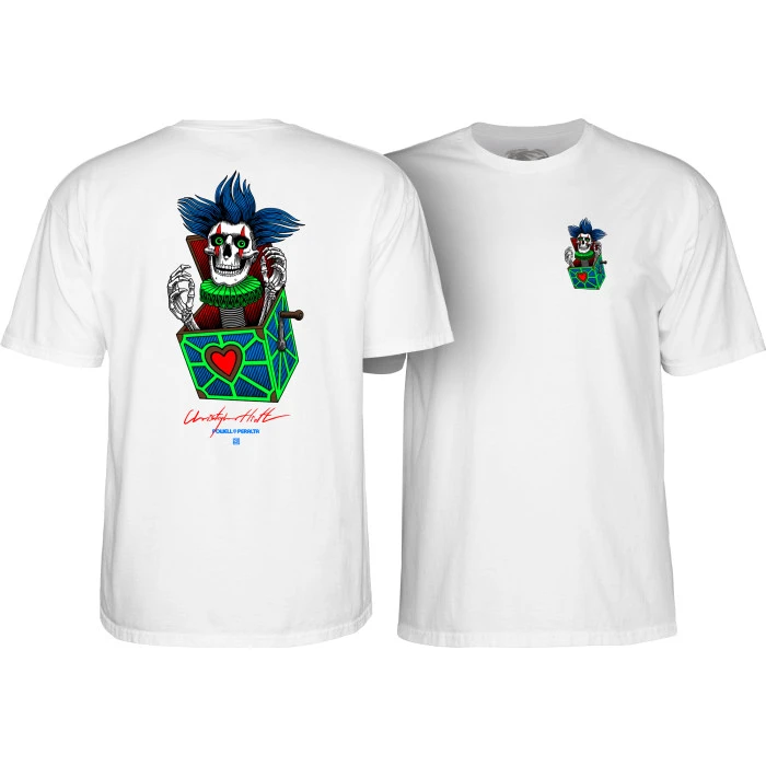 Chris Hiett Skull T-Shirt Skate Suitable for Daily Outings High-end Luxury Unisex Style Both of Men and Women