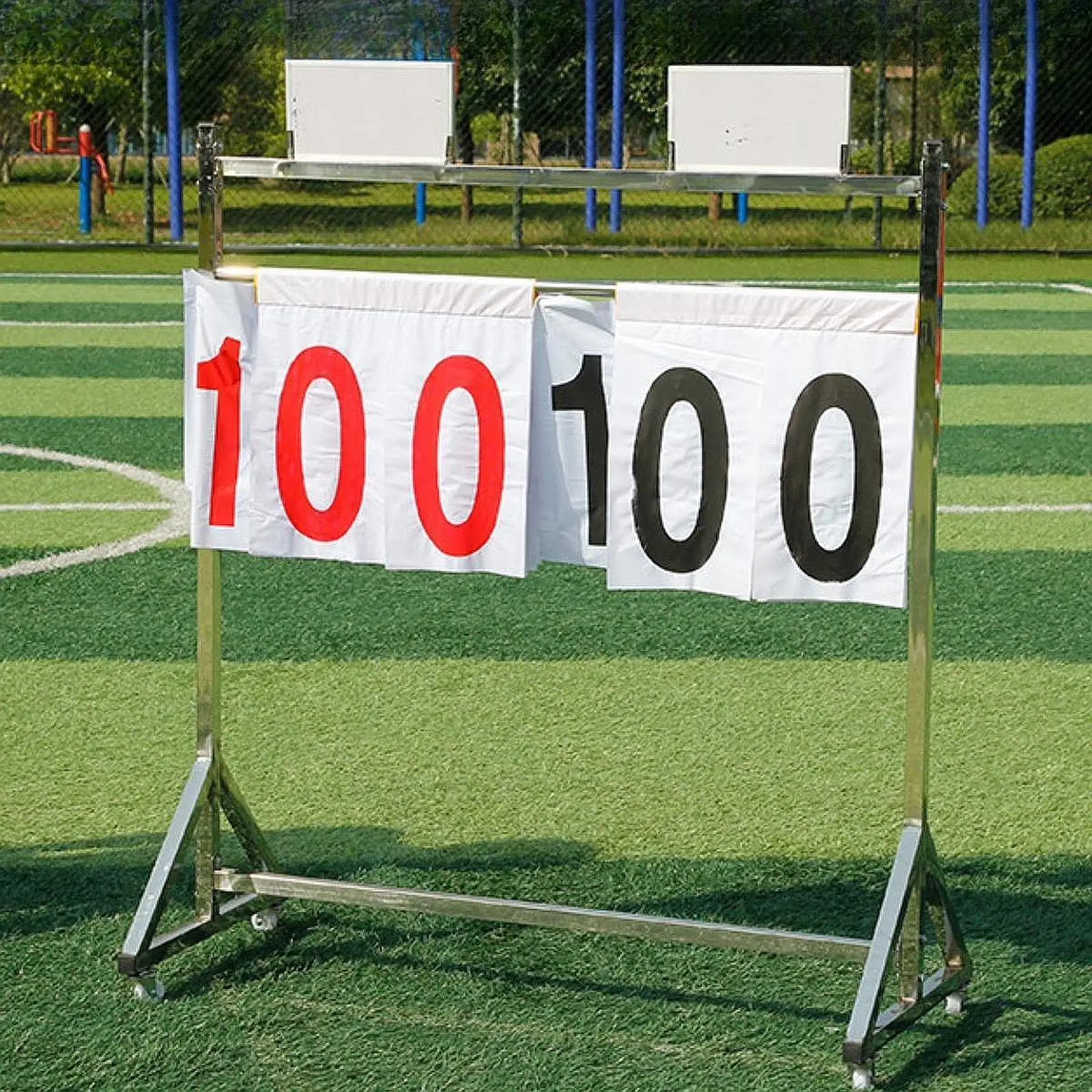 Floor Standing Scoreboard, Score Flipper Large Number Manual Scorekeeper Score