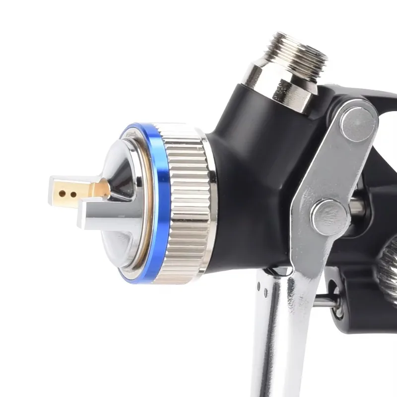 المصنع مباشرة 1.3 مللي متر فوهة HVLP بخاخ طلاء الهواء الصغير البخاخة هوبر الطلاء بندقية رذاذ للسيارات السوداء