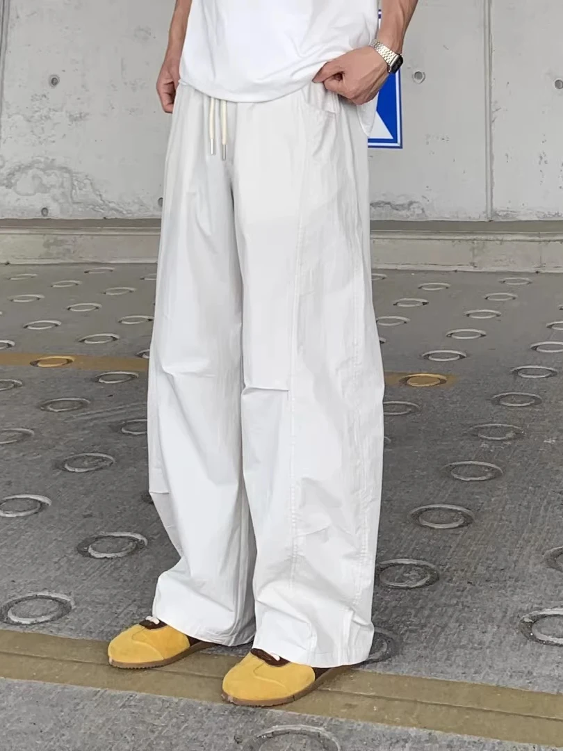 

American Sle Qui Dry Knife Pants Men's Summer Thin Water Resistant Folded Paratrooper Workwear Sports Casual Wide Le...