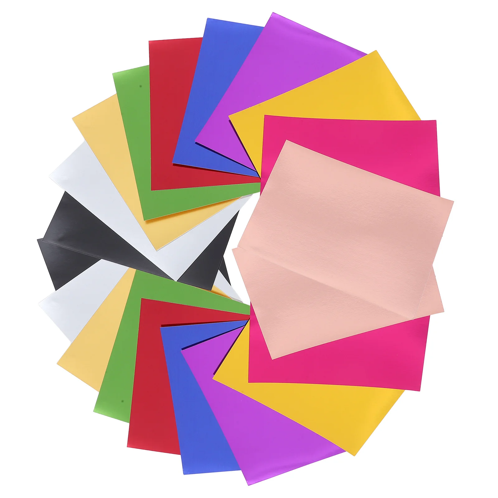 20枚 メタリックカードストック紙 カラークラフトシート A4 DIY クラフト材料 スクラップブックカード作成用品