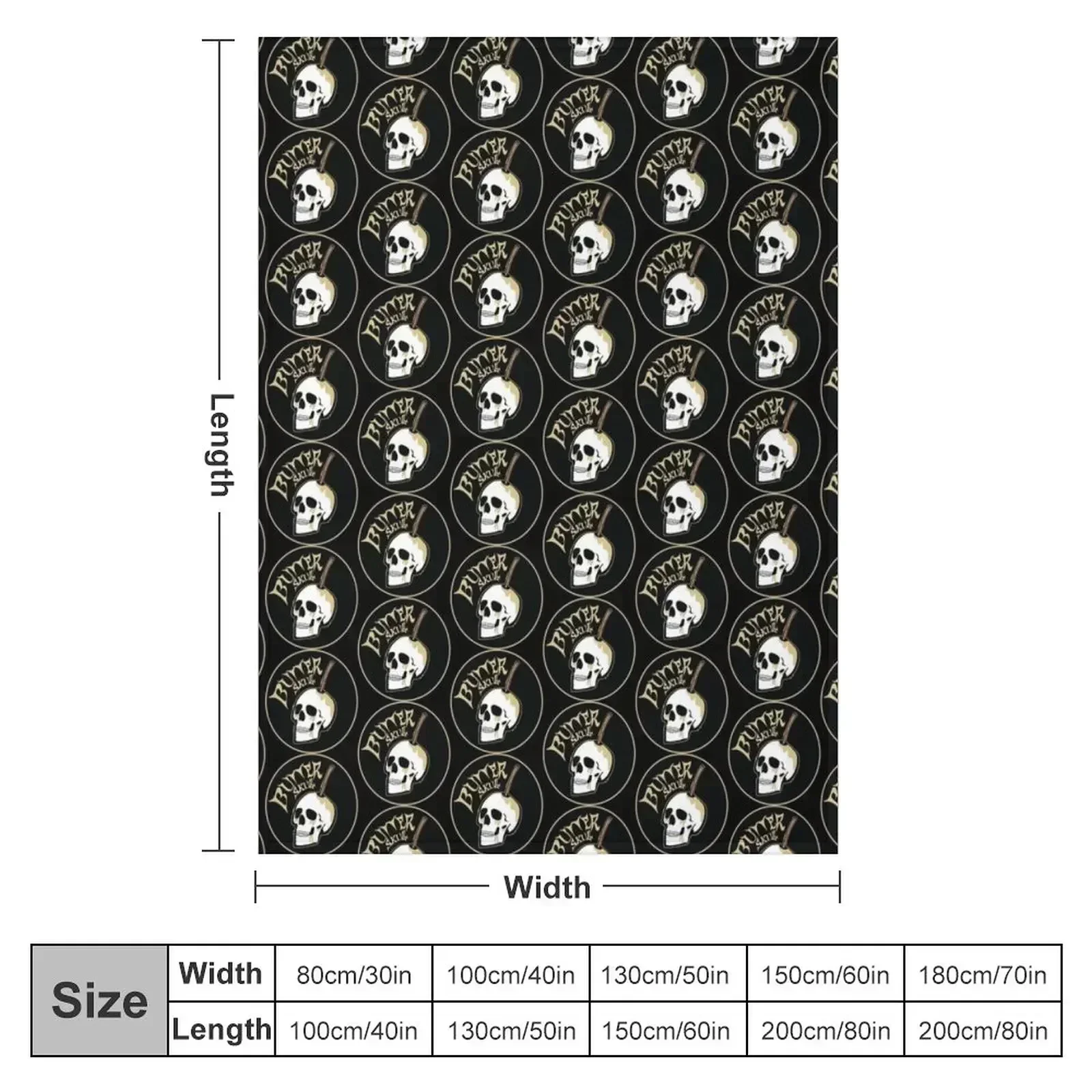 Butter Skull Throw Blanket for sofa For Decorative Sofa Softest Luxury Thicken Fashion Sofas Designers Blankets