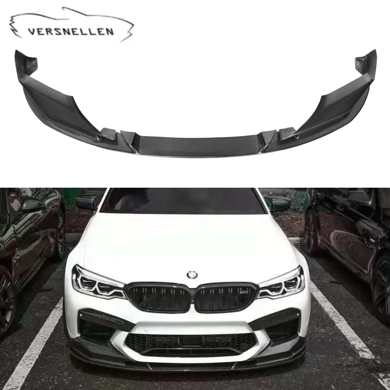 

High Quality Carbon Fiber Front Bumper Lip 3D Style for BMW M5 F90 2018-2019 Front Lip Bumper Body Kit