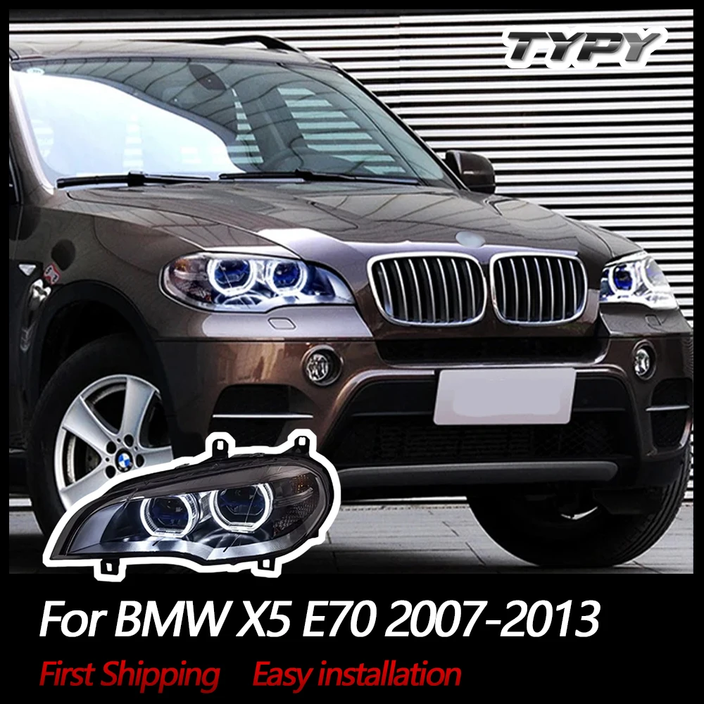 

TYPY Car Headlights For BMW X5 E70 2007-2013 LED Car Lamps Daytime Running Lights Dynamic Turn Signals Car Accessories