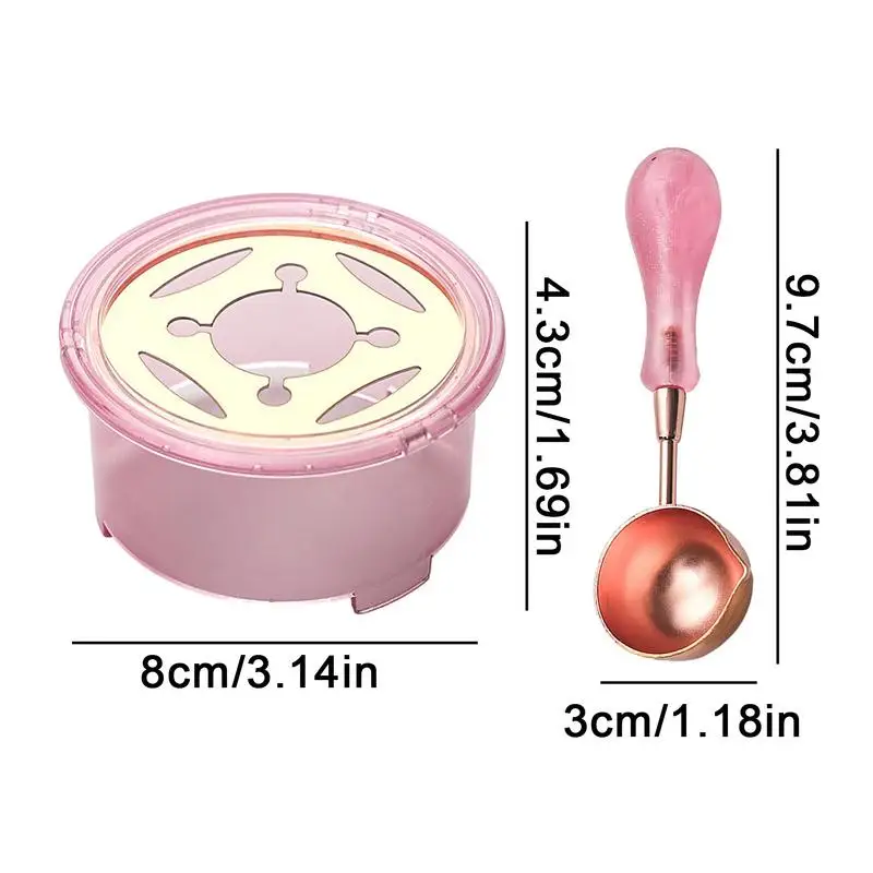 Sealing Wax Kit Sealing Wax Melter Spoon Heater Kit Wax Letter Seal Kit For Melting Wax Seal Sticks Beads DIY Stamp Wedding view 6