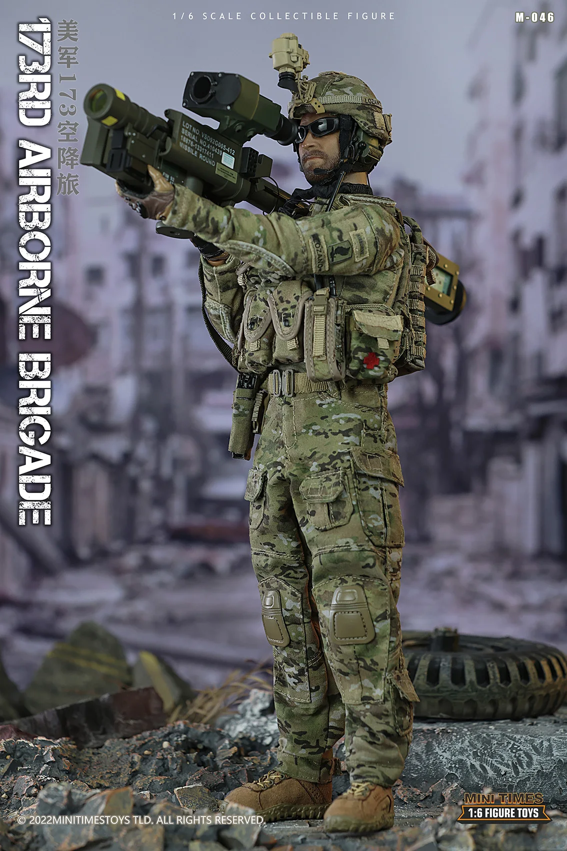 ViiKONDO M046 Minitimes 1/6 Bilancia Action Figure Giocattolo Modello US 173rd Airborne Brigade Army Men 12 pollici Soldato Figurine Collezione