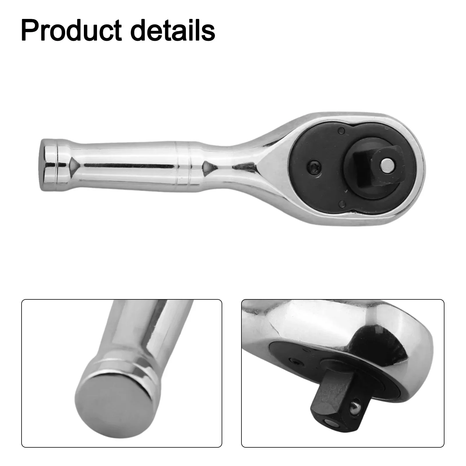 

Automotive Maintenance Silver 72 Teeth Wrench Tool Tools Short Handle Tool Multi-functional Tool Portable Design