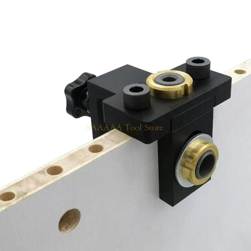 A2BE محدد موقع الثقب القابل للتعديل 3 في 1 مقبض تثبيت حفر النجارة 8/15 مم مثقاب